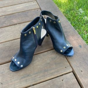 Vince Camuto soft leather studded booties